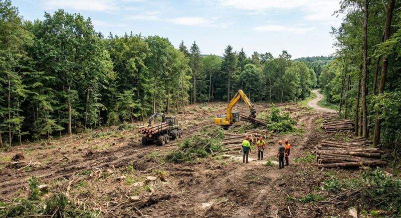Building Site Clearing in Gwinnett County, GA
