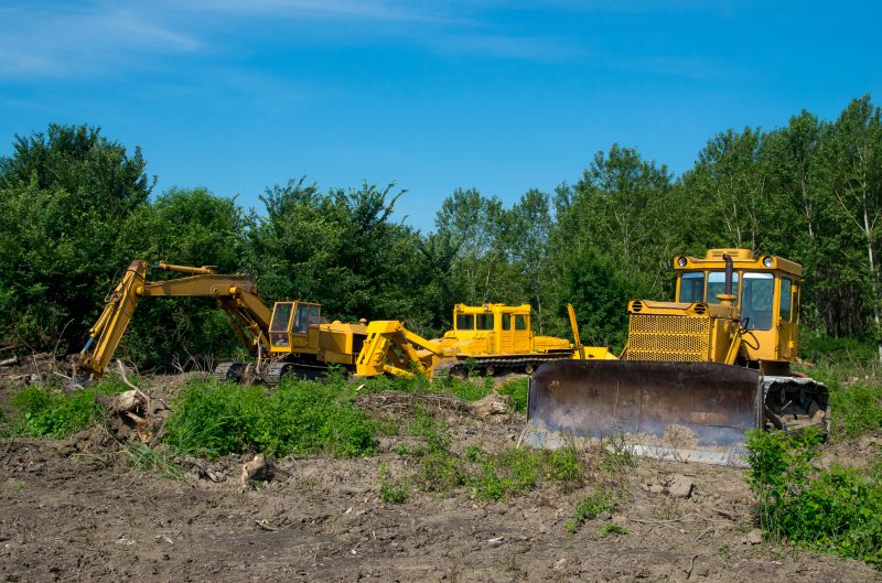 Bulldozer Clearing in Gwinnett County, GA