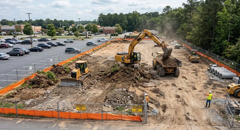 Commercial Lot Clearing in Cumming, GA